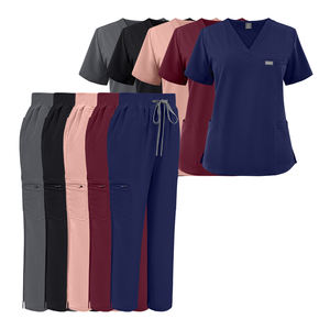 Uniformes de Salon de Beauté <span class=keywords><strong>en</strong></span> Gros, Ensembles de Blouses Médicales de Haute Qualité, Pantalons Droits, Ensembles de Blouses d'Infirmière, Blouses Médicales pour Médecins et Infirmières - Product Image 2