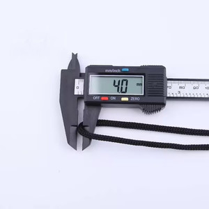 低MOQ無料サンプル ブラック<span class=keywords><strong>4mm</strong></span> ppコード 丸紐 帽子調整用ロープ 帽子かぎ針編みバッグ用 - Product Image 6