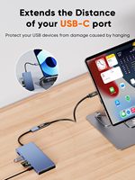 Câble d'extension USB 4 240W, charge rapide PD 48V/5A, synchronisation vidéo et données 40 Gbps, câble tressé Type-C vers C pour ordinateur portable, écran, téléphone