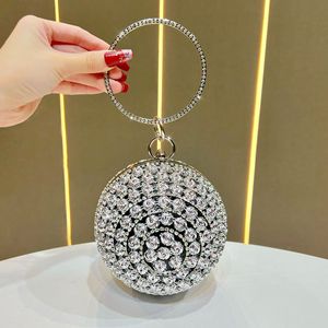 Luxury Rose Diamond Sphere <b>Clutch</b> Factory Direct Supply for <b>Wedding</b> and Party - Product Image 1