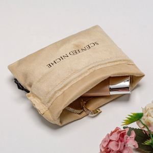 Custom Velvet Gift Bag Velvet <b>Pouch</b> for Jewelry <b>Pouch</b> With Logo - Product Image 5