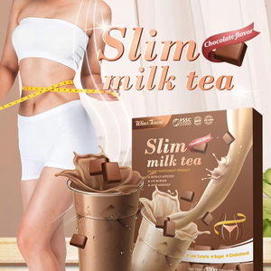 Té de Leche Slim 10g*10 Sobres 100g Bajo en Calorías Sin Azúcar Té para Bajar de Peso Bebida Alimentaria En Stock Venta al por Mayor Envío Rápido - Product Image 1