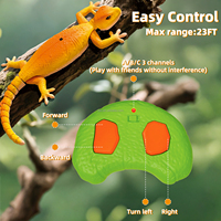 DWI DOWELLIN-Robot de control remoto Gecko para niños, juguetes para escalar paredes para bromas, juguetes y juegos