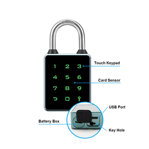 Vente en gros <span class=keywords><strong>Cadenas</strong></span> Tuya TTLock Serrure intelligente <span class=keywords><strong>Cadenas</strong></span> numérique étanche <span class=keywords><strong>Code</strong></span> Pin RFID NFC Accès <span class=keywords><strong>Cadenas</strong></span> de sécurité antivol - Product Image 4