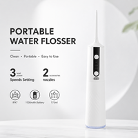 Nouveau professionnel IPX7 Rechargeable Oral Irrigator Water Flosser étanche fil dentaire dispositif de nettoyage des dents à main pour la maison
