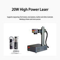 Machine de marquage laser à fibre 20W 30W 50W pour gravure d'anneaux, métal, bois, caoutchouc, contreplaqué, imprimante de marquage laser LAS