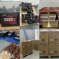 RCPOWX 350 Вт·ч/кг 12S 14S 51.8В 33000 мА·ч Аккумулятор с максимальной емкостью, твердотельный, в мягком корпусе, с катодом LiCoO2, 800 циклов, для сверхтяжелых БПЛА