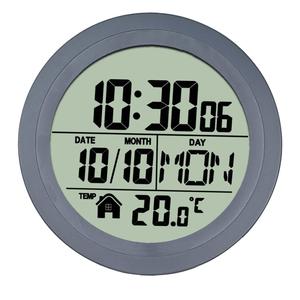Grande 14.6cm digitale singola parete orologio a ventosa Versatile per bagno sala studio sveglie 10 pollici scatola quadrata - Product Image 2