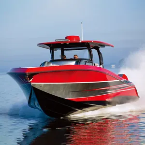 Best Selling Kinocean New Luxury Aluminum Party Jet Boat With Motor