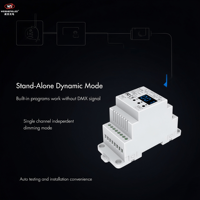 Variateur DMX à découpage de phase AC 1CH*2A S1-D1