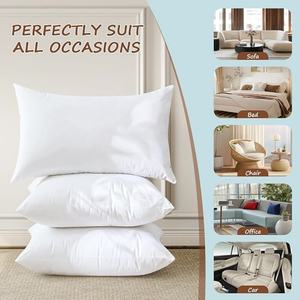 Insert d'<span class=keywords><strong>oreiller</strong></span> en fibre de polyester 20x20 pouces ultra doux et moelleux avec housse d'<span class=keywords><strong>oreiller</strong></span> en coton - Product Image 5