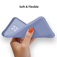 Funda Protectora para Xiaomi Poco M2 Pro, Funda de Silicona Líquida, Antigolpes