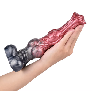 Monster Dier Dikke Fantasie Buitenaardse Paard Geknoopte <span class=keywords><strong>Dildo</strong></span> Met Zuignap Grote Siliconen Anale Plug Voor G-Spot Zacht Voor Vrouwen & Mannen % - Product Image 6