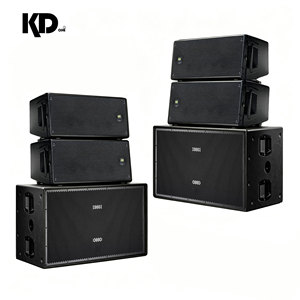 Sistema Activo de Altavoces Line Array de Neodimio de 700W con <span class=keywords><strong>4</strong></span>+2 Unidades de 10 Pulgadas y Doble Unidad de 18 Pulgadas de <span class=keywords><strong>4</strong></span>/8 Ohmios para Eventos de DJ - Product Image 2