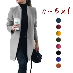 Blazer da donna Outwear Coat Business Work smoking Suits cappotti invernali Plus Size cappotti moda donna blazer da donna