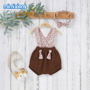 Mimixiong ชุดหมีถัก2ชิ้นสำหรับเด็กผู้หญิงเด็กแรกเกิด - Product Image 5