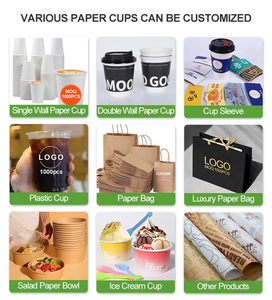 Vaso de Café Personalizado para Llevar con Logotipo, 8/10/12/16/22oz, Vaso de Papel Kraft de Doble Pared, Desechable y Reciclable con Tapa - Product Image 4