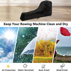 ฝาครอบเครื่องพายเรือ อุปกรณ์ฟิตเนส ฝาครอบป้องกัน อุปกรณ์เสริมสำหรับเครื่องพายเรือ กันน้ำ กันฝุ่น สำหรับเครื่องพายเรือในร่มและกลางแจ้ง - Product Image 4