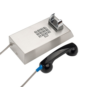 Teléfono Antivandálico con Botón de Control por Voz <span class=keywords><strong>para</strong></span> Prisión / Cárcel, Teléfono de Acero Inoxidable <span class=keywords><strong>para</strong></span> Instituciones Correctivas - Product Image 6