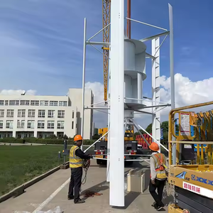 เครื่องกำเนิดไฟฟ้าพลังงานลมแบบแกนตั้ง 10kw 15KW 12KW สำหรับใช้ในบ้าน ใช้แม่เหล็กไฟฟ้ากระแสสลับ - Product Image 4
