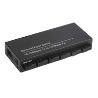 OEM定制 INFICOMO RD-FE602 6光纤端口 2 RJ45 自适应 10/100Mbps 光纤媒体转换器 80km CE认证