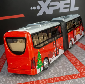 Autobús de Dos Pisos de Metal Fundido a Presión para Niños, Juguete de Autobús de Aleación con Doble Piso, Fuerza de Retorno, con Luces y Sonidos - Product Image 4