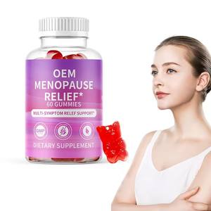 Gomitas de Apoyo Hormonal para la Menopausia, Suplementos para el Cuidado de la Salud Femenina, para la Sudoración Nocturna, los Brotes de Calor y la Relajación del Estado de Ánimo (OEM/ODM) - Product Image 3