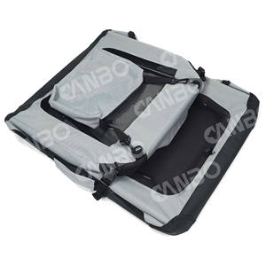 Canbopet ที่ใส่สัตว์เลี้ยงกลางแจ้งแบบนิ่มกันน้ำได้กระเป๋าใส่สุนัขพร้อมตาข่ายพับได้กล่องใส่สุนัขสำหรับเดินทาง - Product Image 6