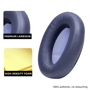 Almohadillas de repuesto para <span class=keywords><strong>Sony</strong></span>, cojines de piel de cordero suave con espuma de aislamiento de ruido, accesorios para auriculares - Product Image 3