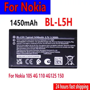 Batería BL-L5H de 1450mAh para Nokia 105 4G, 110 4G, 125, 150 (Edición 2023), batería BLL5H - Product Image 2