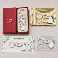 Porte-clés multifonction en acier inoxydable, coupe-ongles, ouvre-bouteille, lime à ongles, porte-clés, outil multifonction de poche EDC, cadeaux personnalisés avec logo