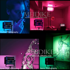 Studio Tv 100w yidobbo A-1200C studio di ripresa video luce rgb illuminazione fotografica colorata con luce led dmx youtuber - Product Image 2
