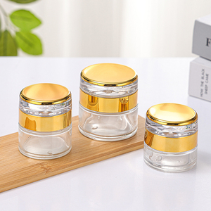 Bán nóng 20g 30g 50g chai kem thủy tinh rỗng bao bì mỹ phẩm thảo dược thuốc mỡ cơ thể Kem bơ - Product Image 6