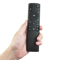 Télécommande Air Mouse Q5+ avec commande vocale Google, gyroscope, apprentissage IR, sans fil 2.4G pour Android TV Box