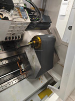Tour CNC oblique à usage intensif HanChuang TCK56Y, machine de tournage et de fraisage à broche