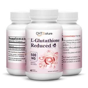 CHTNature OEM cilt bakım takviyesi l-glutatyon 500mg/60 kapsül L glutatyon kapsülleri - Product Image 1