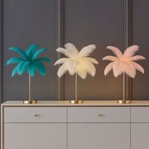 Zacht licht veren LED-lamp 50CM tafel/130-160CM vloerstijlen voor kerstfeest carnaval festivals dagelijkse huisdecoratie en verlichting - Product Image 2