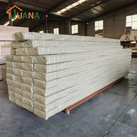 Panneau sandwich isolant en PU pour bardage mural de maison, ignifuge, isolation murale en panneau sandwich, fabrication en usine