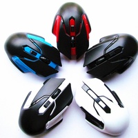 Souris optique sans fil USB mini LED 2,4 GHz pour droitier, 1600 DPI réglables, design ergonomique pour ordinateur portable/PC