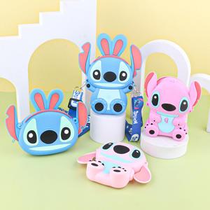 Tas Selempang Anak Karakter Kartun Silikon Dompet Koin Lucu Tas Bahu Tahan Air untuk Ponsel Kantong Selempang - Product Image 1