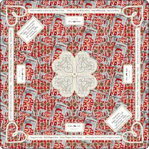 Tapis de Mahjong Américain Artistique de Luxe à Motif Floral Vibrant, Housse Silencieuse pour le Mélange des Cartes avec Base en Caoutchouc Épais pour Jeux Sociaux - Product Image 4
