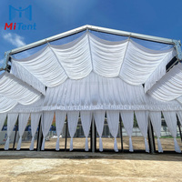 Tente de réception de luxe pour événements extérieurs, mariages, fêtes, utilisation sportive, structure en aluminium robuste, imperméable, résistante aux UV, toutes saisons