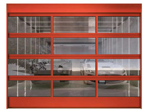 <span class=keywords><strong>Porte</strong></span> <span class=keywords><strong>de</strong></span> <span class=keywords><strong>garage</strong></span> <span class=keywords><strong>sectionnelle</strong></span> en aluminium, à roulement vertical automatique, antivol, télécommande, 12*12, verre, style ferme, pour maisons - Product Image 2