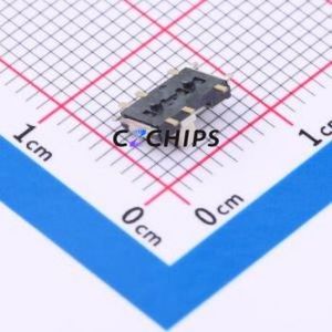 CUS-22TB Slide Switch Switch Double Pole Double Throw Rectangle Pin Header Solder Tab Vertical Mount - Product Image 2