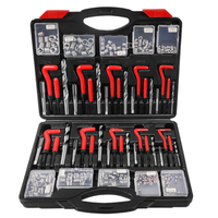 261 pièces Kit de réparation de filetage de vis outils à main bobines Kit d'outils d'installation d'insertion de filetage