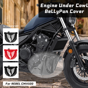 Carénage de becquet de ventre de moteur inférieur de moto XXUN pour <span class=keywords><strong>Honda</strong></span> <span class=keywords><strong>Rebel</strong></span> <span class=keywords><strong>500</strong></span> CMX500 CM500 2017 2018 2019 <span class=keywords><strong>2020</strong></span> 2021 2022 2023 2024 - Product Image 2