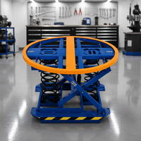 Plateforme élévatrice manuelle à ressort rotatif pour palettes, table de levage auto-équilibrante pour ligne de production, capacité 2000 kg