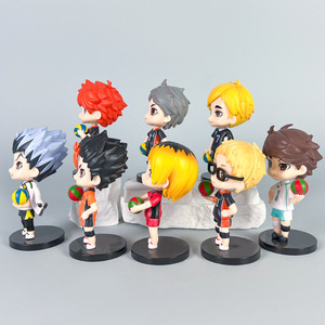 8 Figuras de <span class=keywords><strong>Anime</strong></span> con Temática de Voleibol, Incluyendo Figuras Coleccionables de la Serie Q en Caja Sorpresa y Artículos de Exhibición - Product Image 2