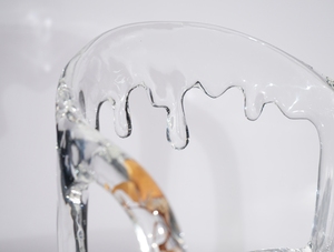 Table basse en acrylique transparent haut de gamme sur mesure OEM, service de découpe de <span class=keywords><strong>meubles</strong></span> transparents de la marque <span class=keywords><strong>BESTA</strong></span>, couleur jaune - Product Image 2