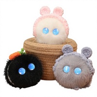 Ours en peluche intelligent Fui, compagnon IA transfrontalier, super doux, lavable, rechargeable par USB, anti-stress, en coton PP, avec maille et finition UV